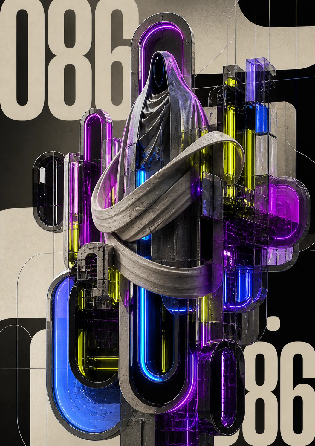 Neon Drapery Capsules — Neom 008
