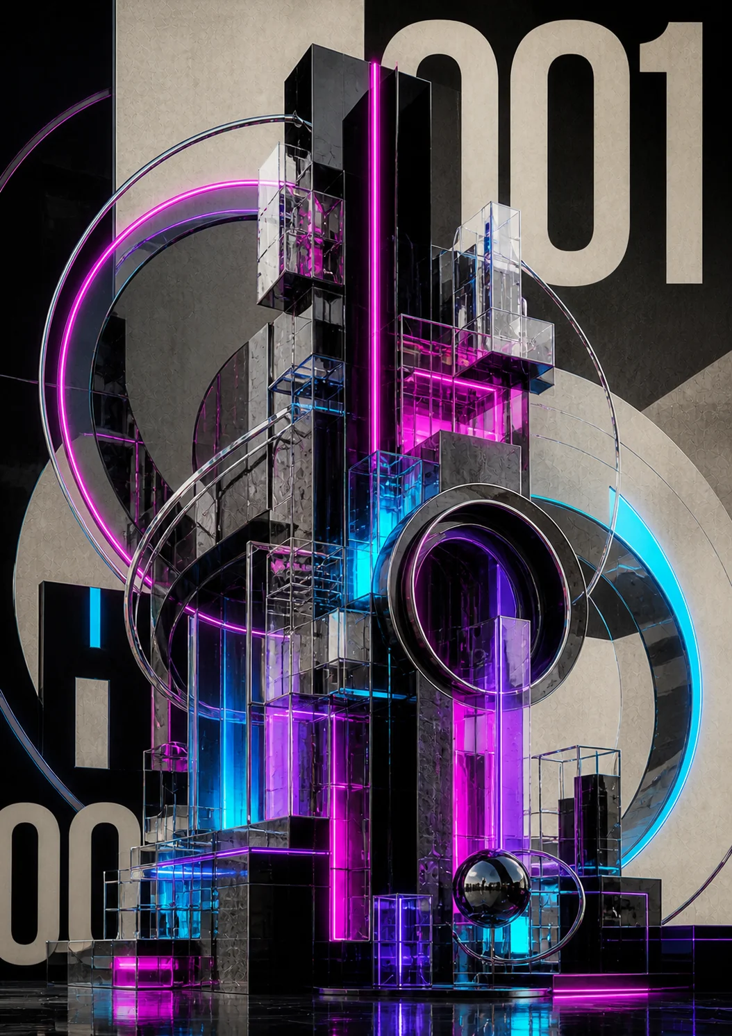 Radiant Monolith Rings — Neom 021