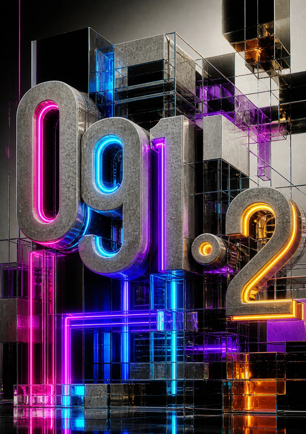 Liquid Grid Cubes — Neom 029