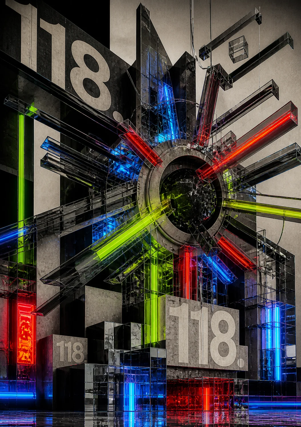Blacklight Archive Starbursts — Neom 030