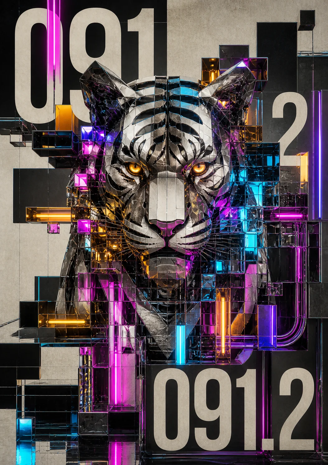 Gloss Tiger Cubes — Neom 039