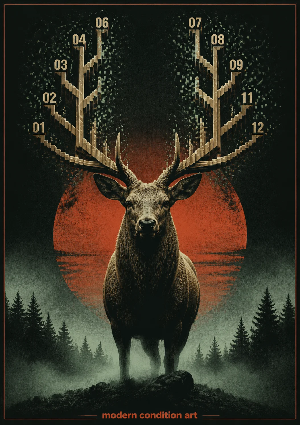 Twelve Point Stag — Origin 031