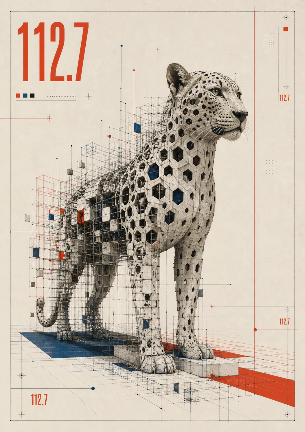 Leopard Aperture Grid — Vectra 039