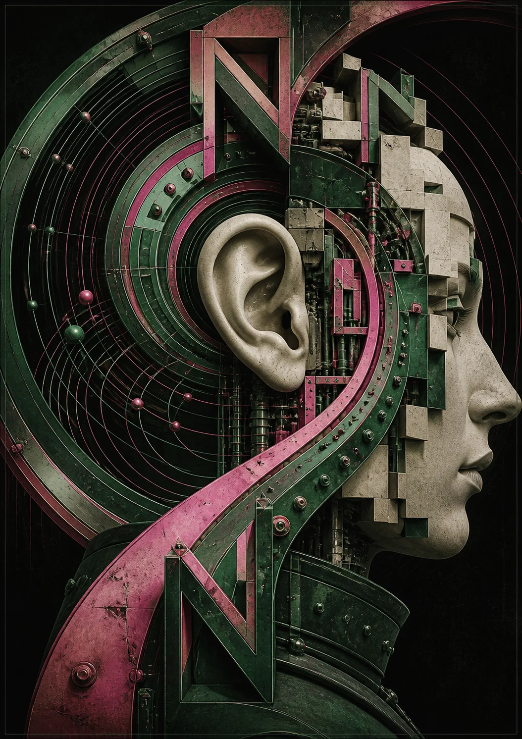 Ear Wave Mesh — Verso 016
