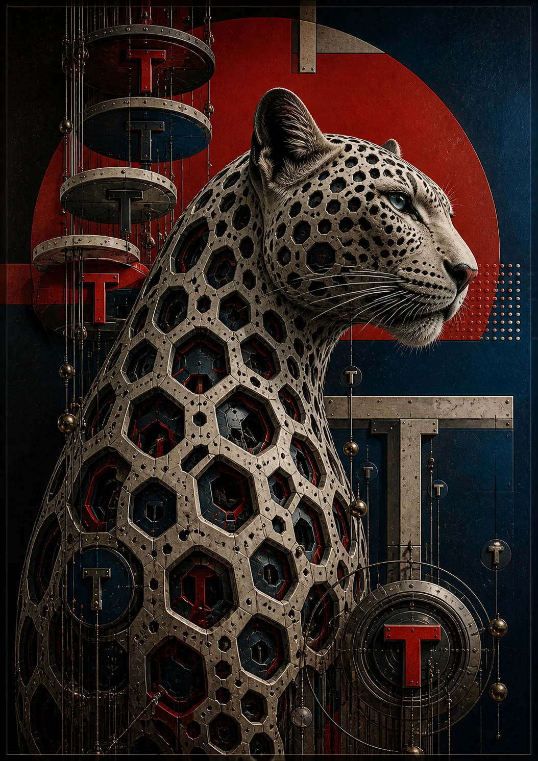 Leopard Aperture Grid — Verso 039