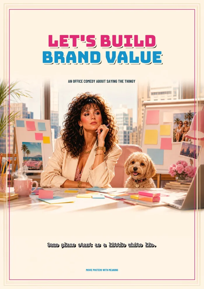 Let's Build Brand Value — a poster made in PosterStudio