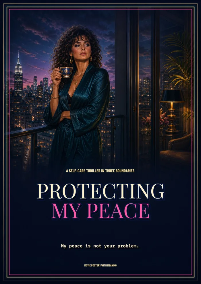 Protecting My Peace — a poster made in PosterStudio